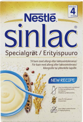 Nestlé Sinlac spesialgrøt 4 m