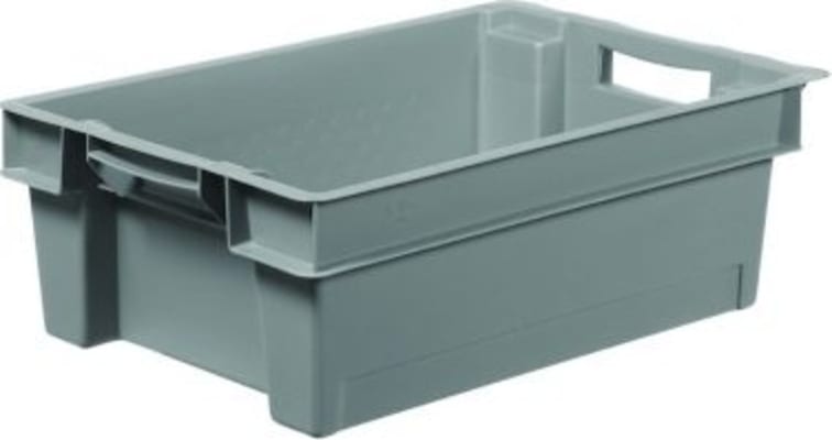 Nord Plastbakki grár 60x40x20sm 32L