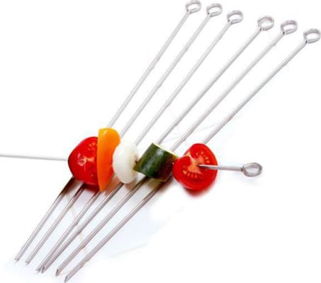 NORPRO Grillpinnar stál 35cm 6stk