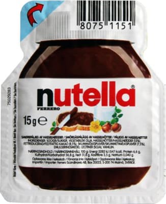Nutella súkkulaðismyrja skammtar 120x15g