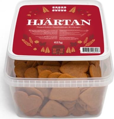 Nyakers Piparkökuhjörtu lítil 8x625g