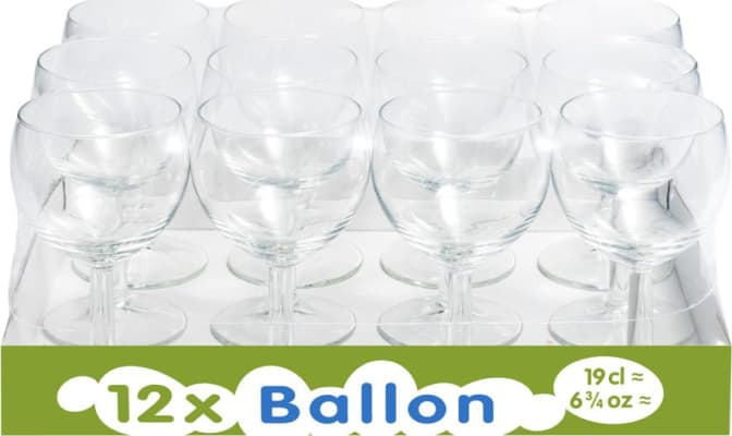 ONIS Glas rauðvíns 25cl 12stk Balloon
