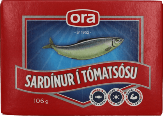 ORA sardínur í tómatssósu 106g