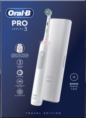 Oral-B Brush Pro 3 3500 White (+Travel Case)