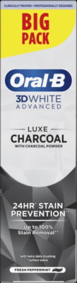 Oral-B Toothpaste 3DW Advanced Luxe Charcoal 100ml