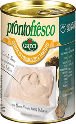 Ostasósa með svörtum trufflum 1x400g Greci