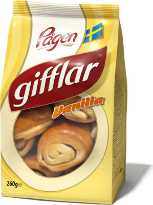 Pågens vanillu snúðar 260g