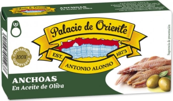 Palacio ansjósur í ólívuolíu 48g