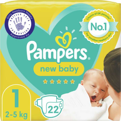 Pampers Premium Protection NB S1 CP 22stk 2-5kg