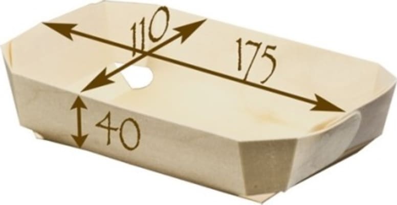 Panibois viðarform Marquis 175 x 110 x 40mm 200stk