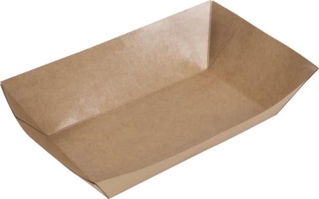 Pappabakkar brúnir 168x95x57mm 500stk