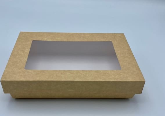 Pappabox m/glugga 227x157x50mm 300stk