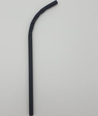 Papparör beygju svört 6x210mm 300stk