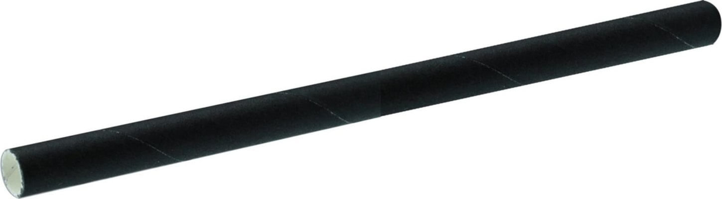Papparör Svört 20cm 6mm þvermál 4x250 stk Brakes