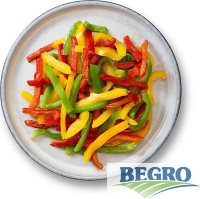 Paprika blönduð strimlar frystiv. 2,5kg (4 stk/ks)