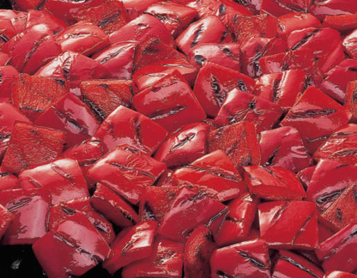 Paprika grilluð rauð teningar 10kg