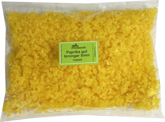 Paprika Gul Teningar 5mm - Sérpöntun