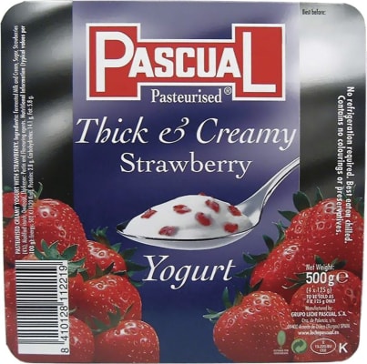 Pascual Jógúrt Thick & Creamy Jarðaber