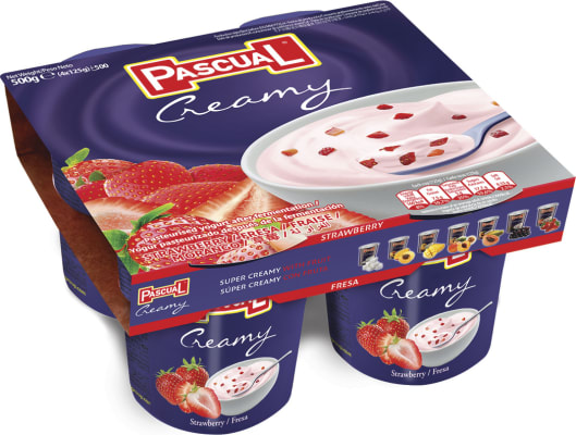 Pascual Jógúrt Thick & Creamy Jarðaber