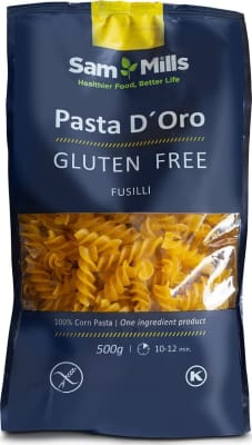 Pasta Glútenlaust Skrúfur Fusilli