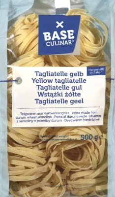 Pasta Tagliatelle Noodles Yellow