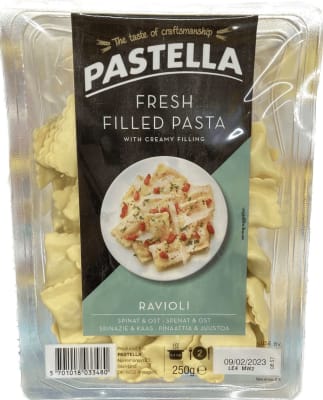 Pastella ravioli m/osti 250 gr