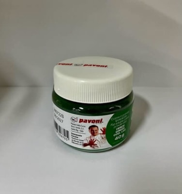 Pavoni matarlitur – Grænn 40 gr.