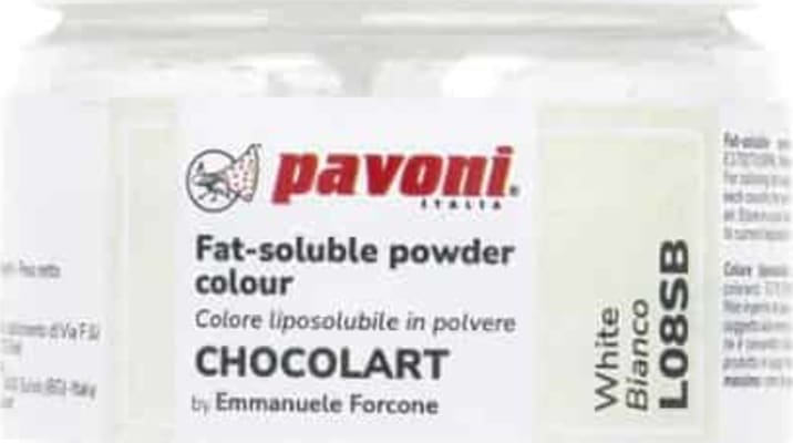 Pavoni Matarlitur Hvítur – 40 gr