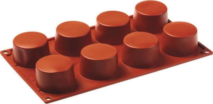 Pavoni Siliconform  Cylinder - 8 hólf.