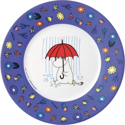 Petit Jour Diskur 20cm Moomin blár