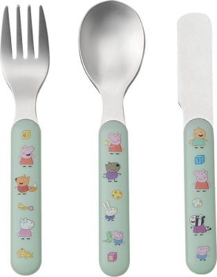 Petit Jour Hnífapör 3stk Peppa Pig