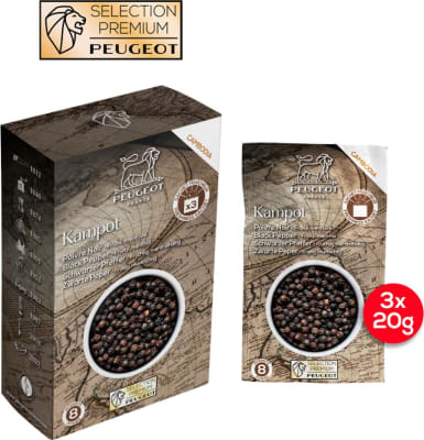 Peugeot Pipar svartur Cambodia 60gr