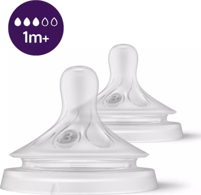 Philips-AVENT Flow 3 tútta í Natural Response pela 2stk