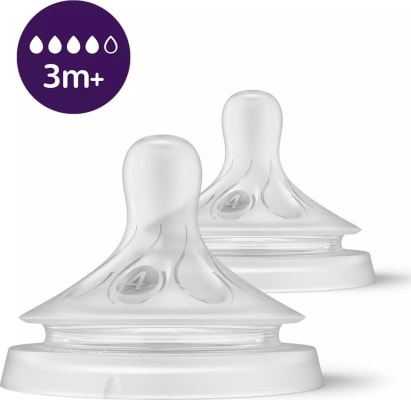 Philips-AVENT Flow 4 tútta í Natural Response pela 2stk