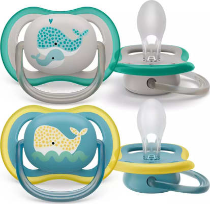 Philips-AVENT Snuð 18 Mán+ 2stk UltraAir Hvalur
