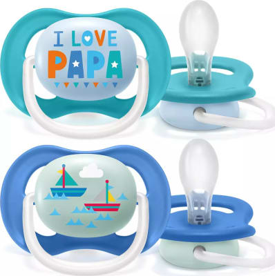 Philips-AVENT Snuð Ultra Air 6-18 mánaða 2stk blátt