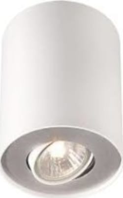 Pillar single spot white 1x50W 230V