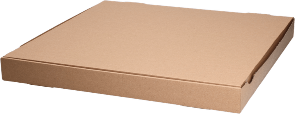 Pizzuöskjur 16" brúnar 50stk