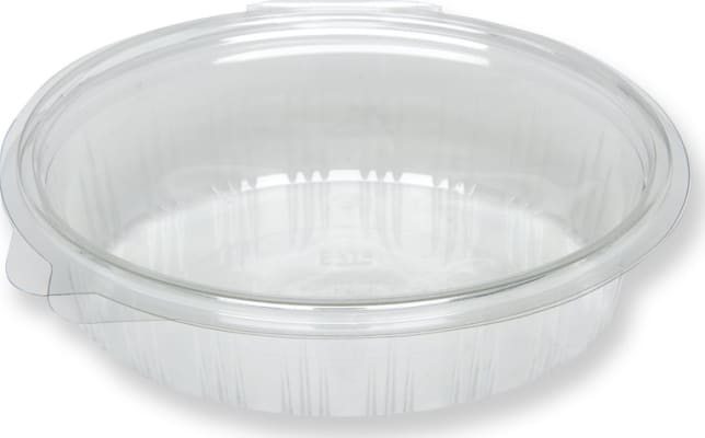 Plastbox egglaga áfast lok 375ml 100stk