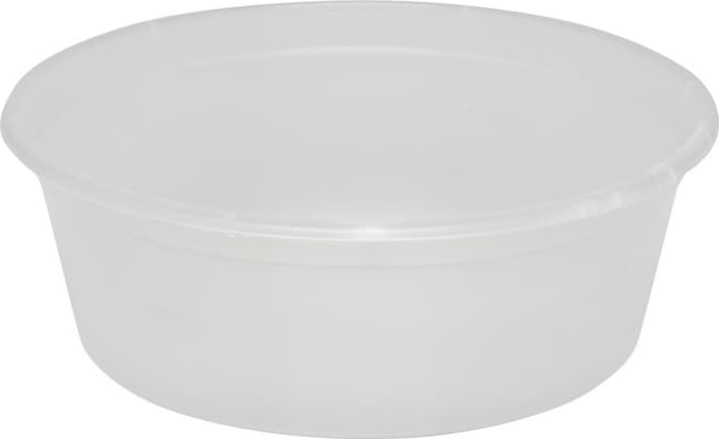 Plastbox hringlaga örbylgju 250ml 500stk