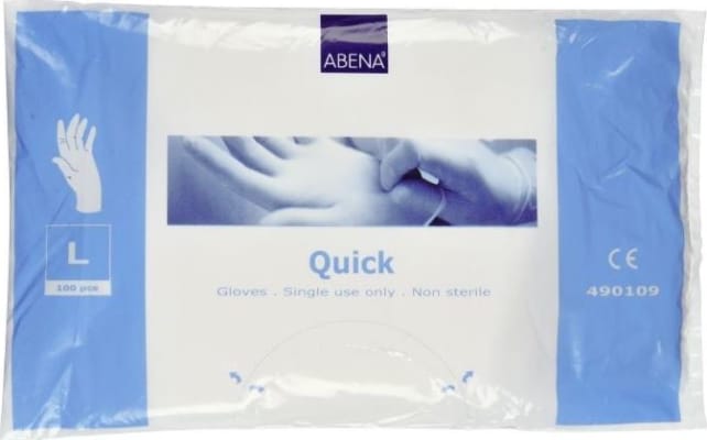Plasthanskar/hlífðarhanskar einnota 100stk/pk (50pk/ks)