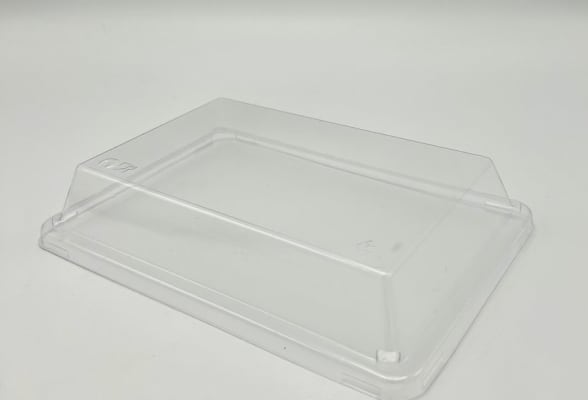 Plastlok á Sushibakka 18.5x12.8cm 600stk