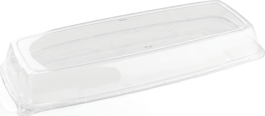 Plastlok á veislubakka 22x56cm 25stk
