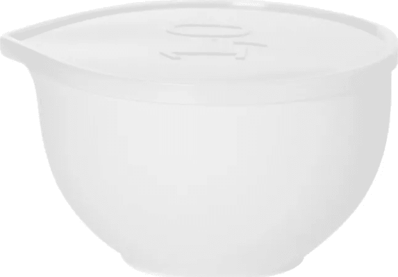 Plastskál með loki - 1 lítra