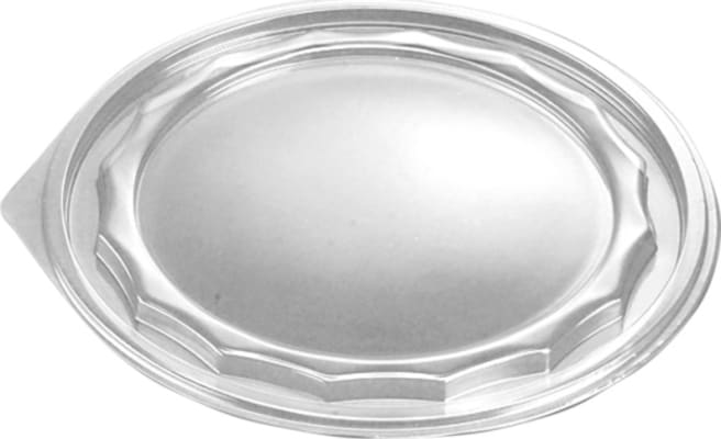 Plu flatt lok á demantsskál 189mm 952ml 300stk.