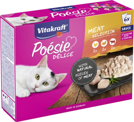 Poesie DeliSauce Kjúklingur,Naut,Kalkún 6x85g