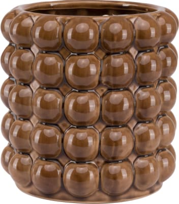 Pottur Bubble CARAMEL 21x21cm. (6)