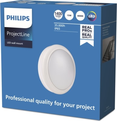 Projectline Wall lamp Round 1400lm 4000K IP65