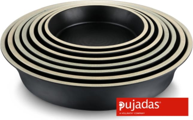 Pujadas skál melamín svört Ø 19sm