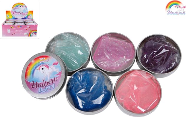 Putty in Tin -Unicorn Glitter Disp-24